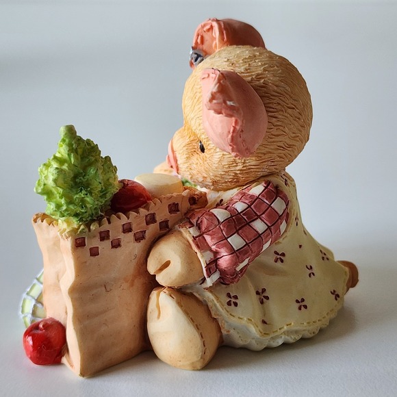 Enesco This Little Piggy Went To Market Collectible Figurine 1994 VTG With Box - Picture 8 of 16